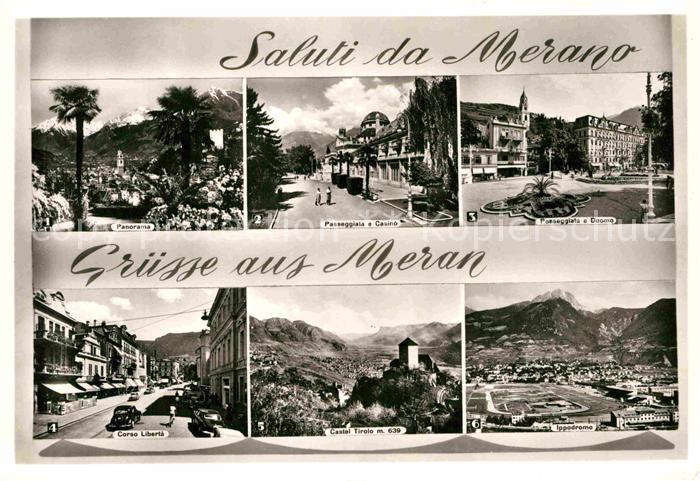 Meran Merano Panorama Passegiata Casino Duomo Coreo Liberta Castel Tirolo Ippodr