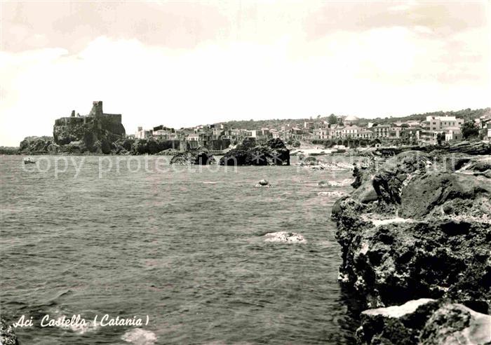 Aci Castello Panorama Kueste Kastell