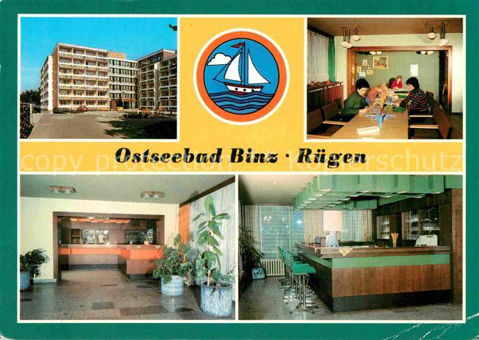 Binz Ruegen FDGB Urlauberwohnheime Ostseebad