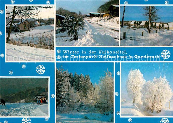 Gunderath Winter in der Vulkaneifel Ferienpark Heilbachsee