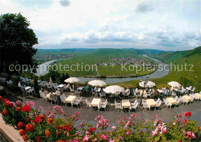 Leiwen Mosel Hotel Zummelhof Restaurant Terrasse Fernsicht