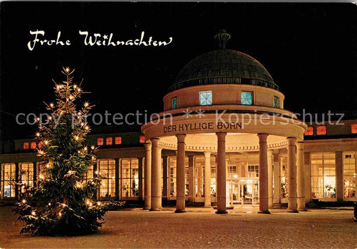 Bad Pyrmont Am Hylligen Born Weihnachtskarte Neujahrskarte