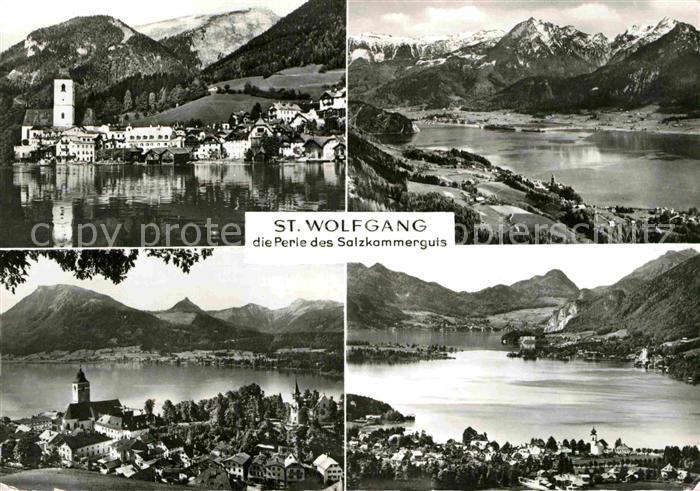 St Wolfgang Salzkammergut Panorama Wolfgangsee Alpen