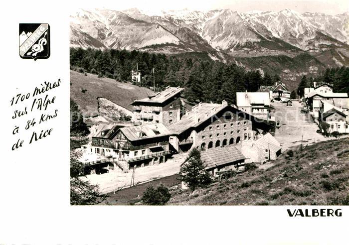 Valberg Vue generale et la Chaine du Saint Honorat