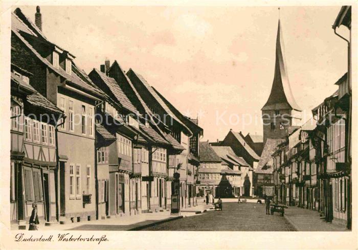 Duderstadt Niedersachsen Westertorstrasse Kirche