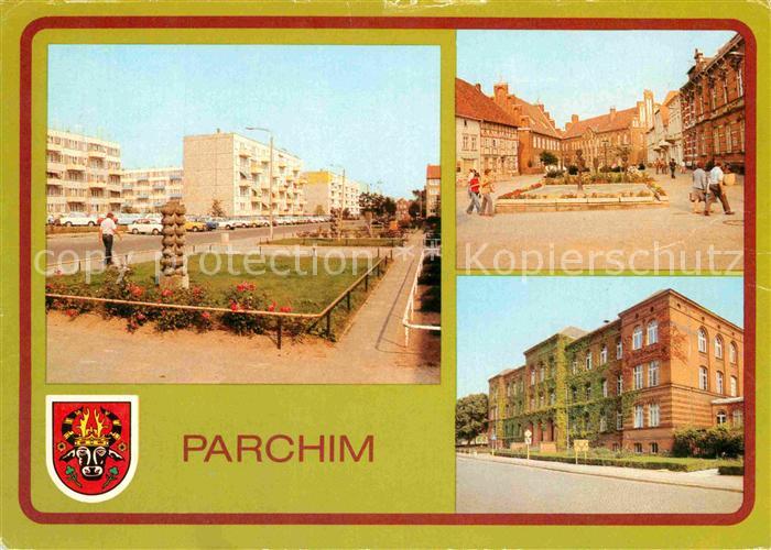 Parchim Weststadt Wilhelm Pieck Platz Goethe Oberschule