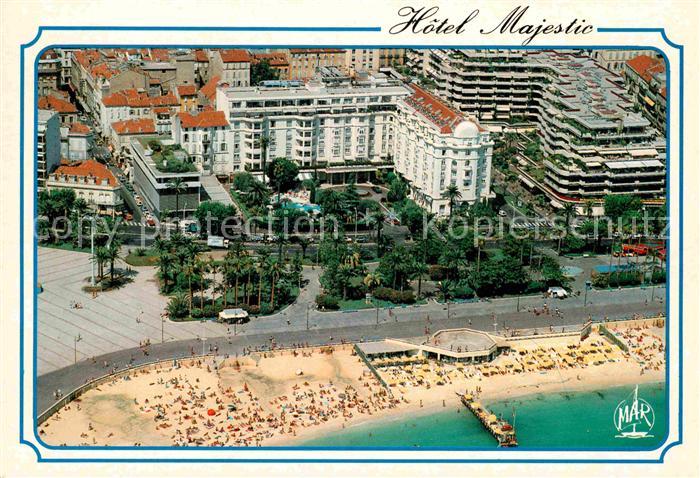 Cannes Alpes-Maritimes Plage Hotel Majectic Cote d_Azur vue ae
