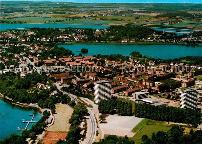 Ploen See Seenlandschaft Holsteinische Schweiz Fliegeraufnahme