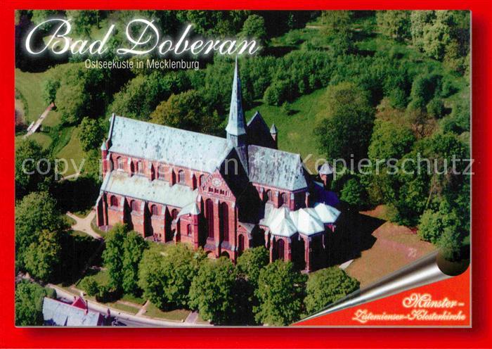 Bad Doberan Muenster Zisterzienser Klosterkirche Fliegeraufnahme