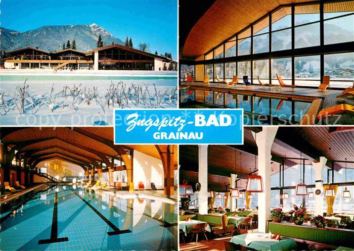 Grainau Zugspitzbad Hallenbad Ozonanlage Solarium Kurpark Cafe Restaurant Huber