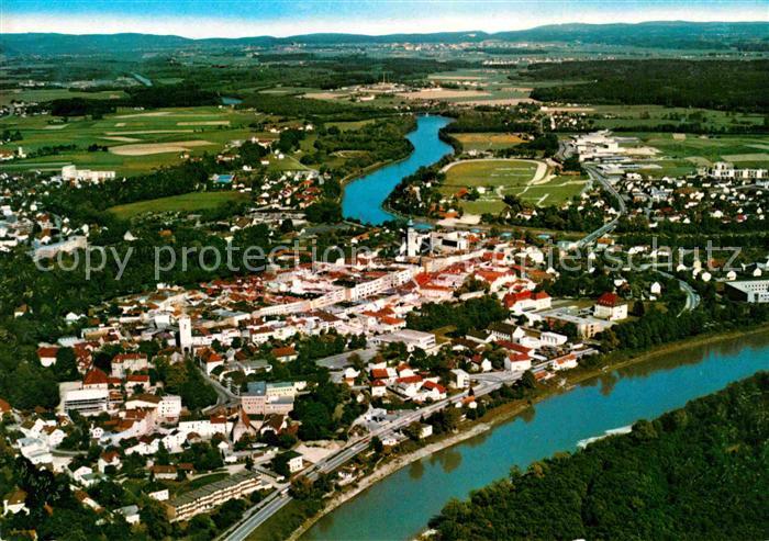 Muehldorf Inn Fliegeraufnahme