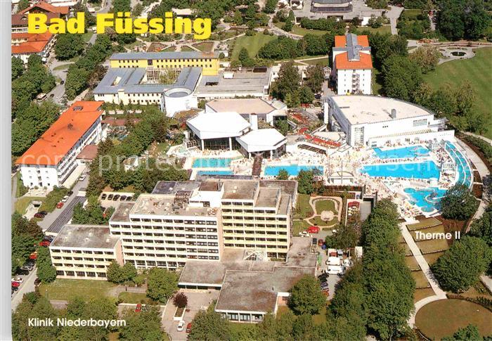 Bad Fuessing Klinik Niederbayern Rehabilitationsklinik Therme Fliegeraufnahme
