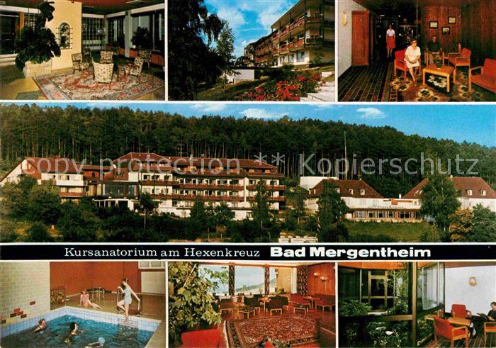 Bad Mergentheim Kursanatorium am Hexenkreuz Hallenbad