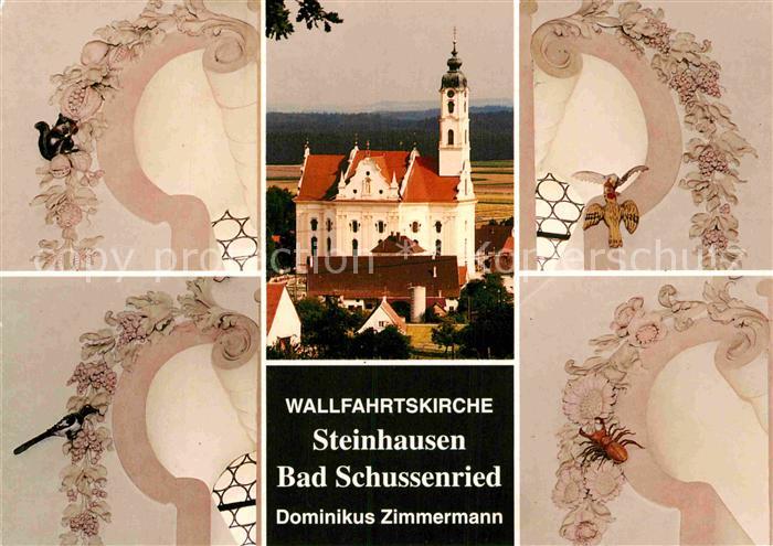 Steinhausen Bad Schussenried Wallfahrtskirche Baumeister Stukkator Dominikus Zim