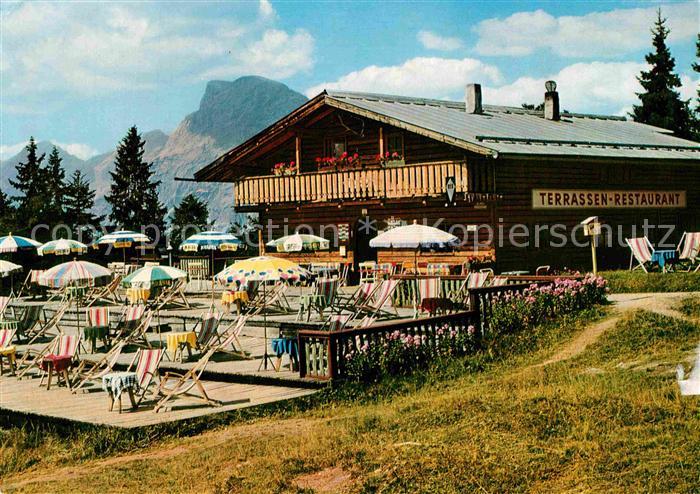 Seefeld Tirol Terrassen Restaurant am Gschwandtkopf