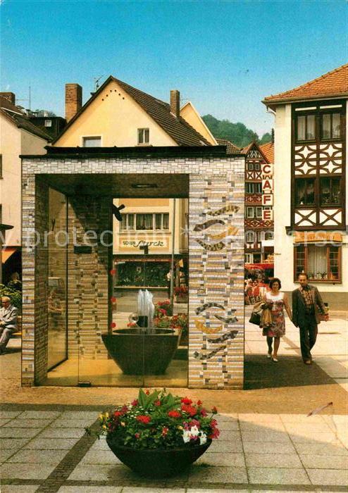 Bad Orb Partie an der Ludwigsquelle Brunnen