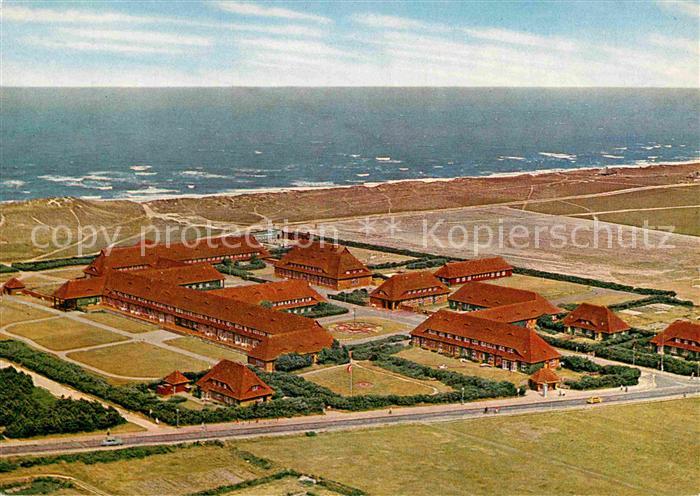 Westerland Sylt Nordsee Sanatorium Fliegeraufnahme