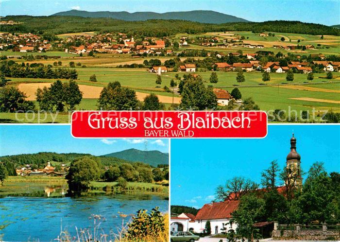 Blaibach Panorama Bayrischer Wald Fluss Kirche