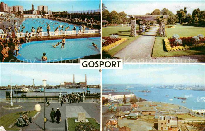 Gosport Foster Gardens The Ferry The Bathing Pool Portsmouth Harbour