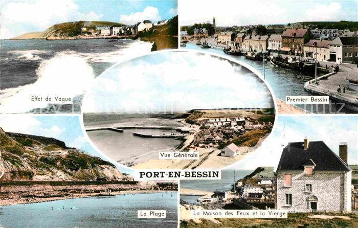 Port-en-Bessin Effet de Vague La Plage Premier Bassin