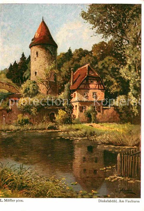 Dinkelsbuehl Am Faulturm