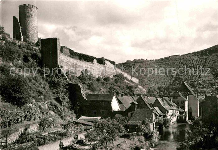 Kaysersberg Haut Rhin Ruines du Chateau et Enceinte