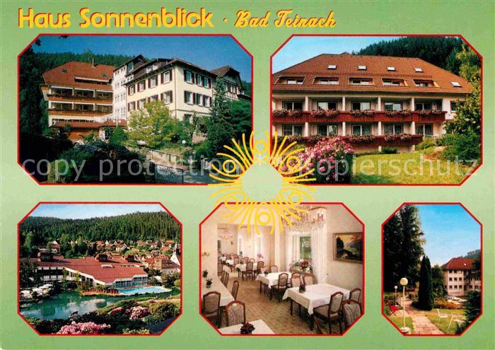 Bad Teinach-Zavelstein Haus Sonnenblick Kuranlagen Gastraum Park