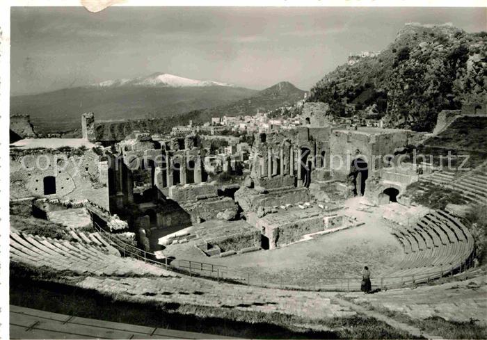 Taormina Sizilien Teatro Greco Romano