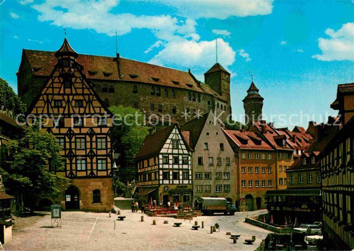 NueRNBERG  CITY Duerer Platz mit Burg