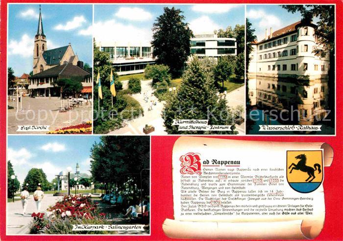 Bad Rappenau Ev Kirche Kurmittelhaus Wasserschloss Rathaus Kurpark Salinengarten