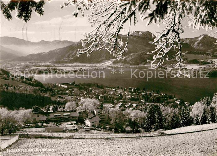 Tegernsee Bayern mit Hirschberg