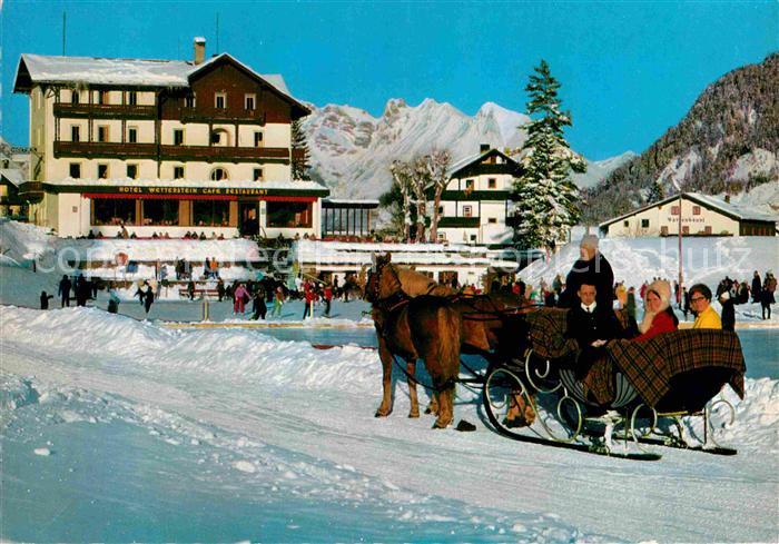 Seefeld Tirol Hotel Wetterstein Pferdeschlitten