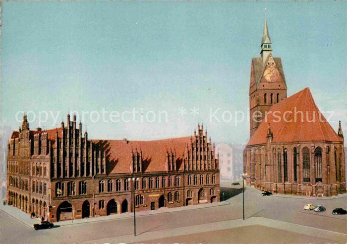 HANNOVER  CITY Altes Rathaus mit Marktkirche
