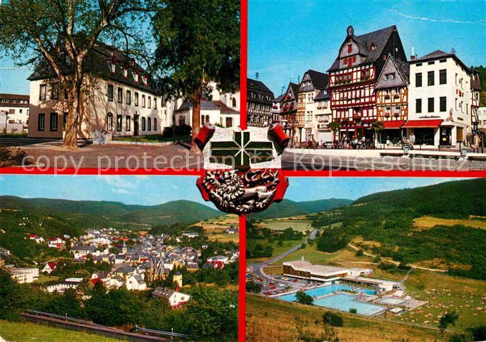 Adenau Ahrweiler Rheinland-Pfalz Teilansichten Panorama Schwimmbad