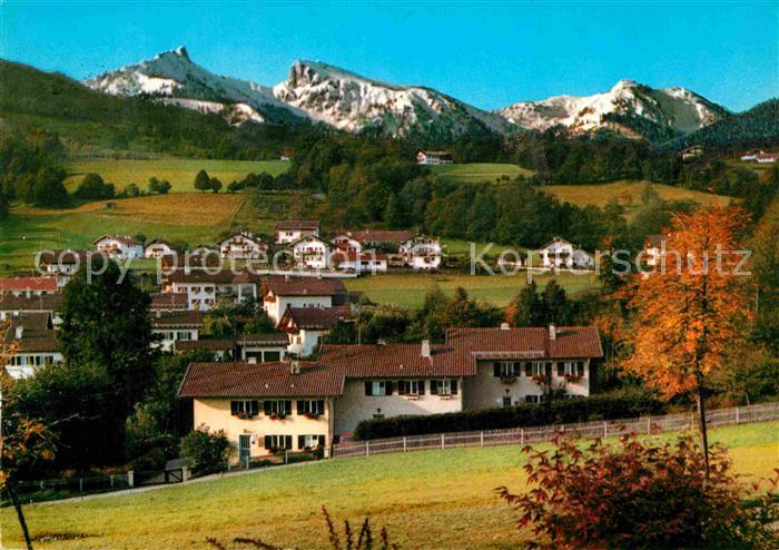 Bad Kohlgrub mit Ammergauer Alpen
