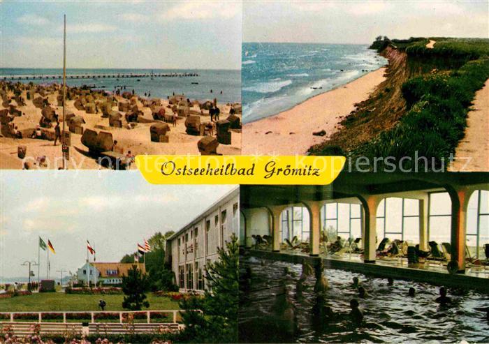 Groemitz Ostseebad Strand Steilkueste Hallenbad