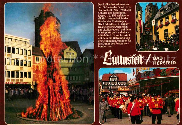 Bad Hersfeld Lullusfest Lullusfeuer Marktplatz