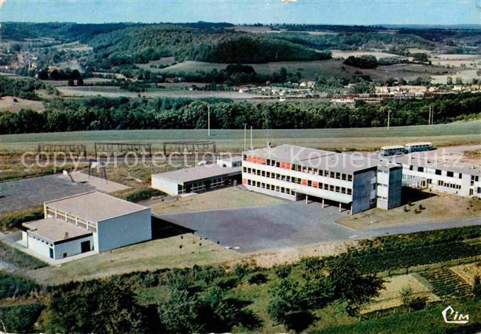 Chalindrey Vue aerienne College d_Enseignement Gen