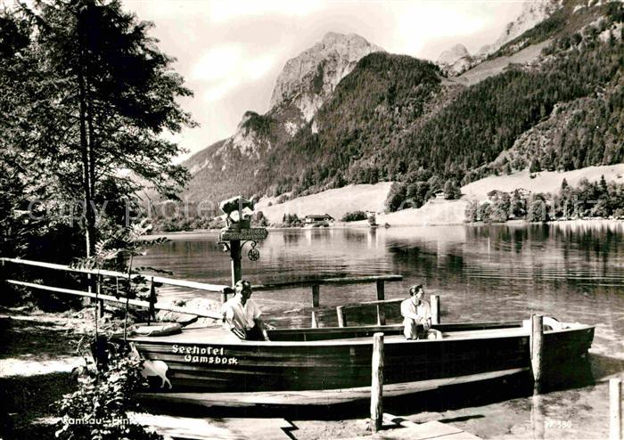 Hintersee Berchtesgaden Seehotel Gamsbock