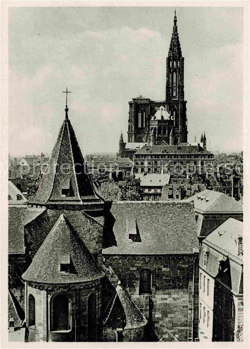 Strassburg Elsass Teilansicht Münster