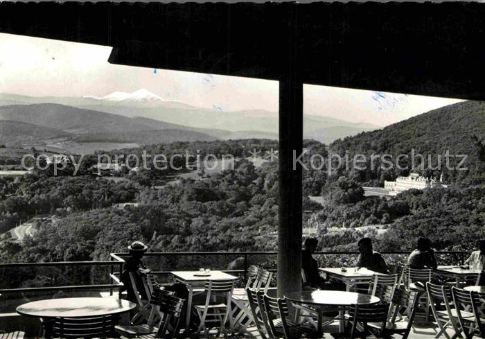 Wien Kahlenberg Wienerwald mit Schneeberg