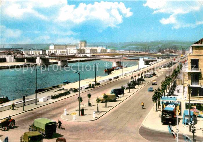 Rouen Vue generale vers la rive gauche