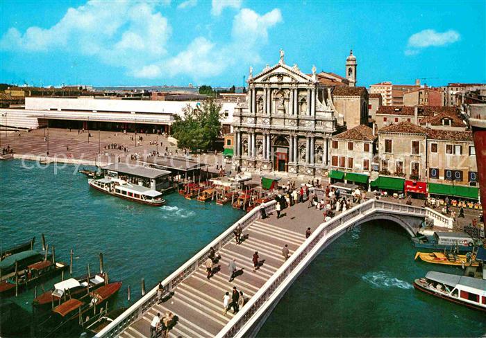 Venezia Venedig Kirche der Barfuessermoenche und Bahnhof