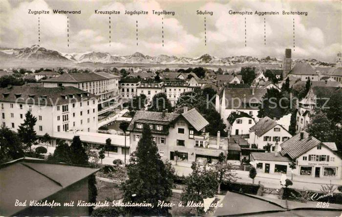 Bad Woerishofen Kuranstalt Sebastianeum Pfarr- und Klosterkirche