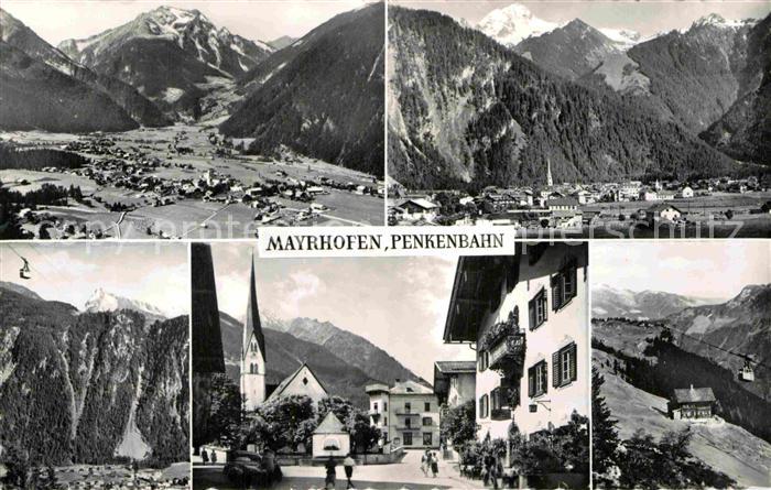 Mayrhofen Zillertal Penken-Seilbahn Ortsansichten