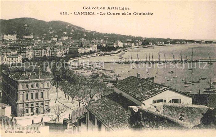 Cannes Alpes-Maritimes Cours et la Croisette