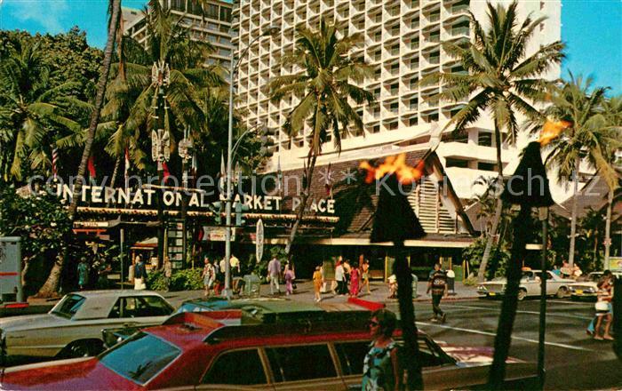 Honolulu Waikiki Beach Kalakaua Avenue International Market Place