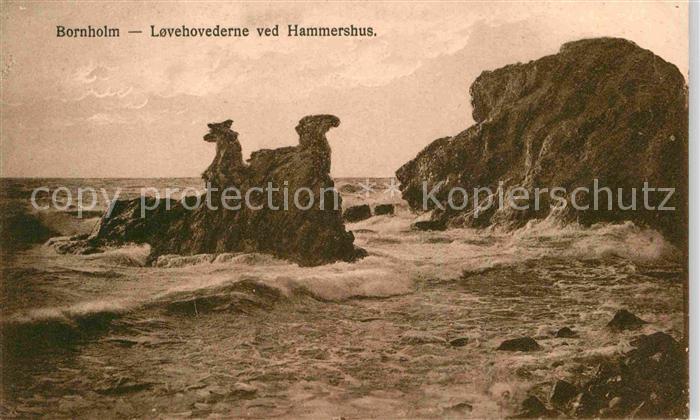 Bornholm Lovehovederne ved Hammershus