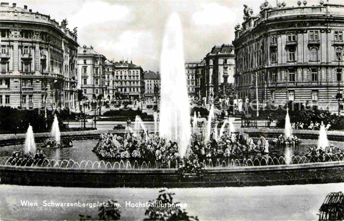 Wien Schwarzenbergplatz Hochstrahlbrunnen
