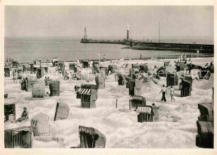 Warnemuende Ostseebad Mole Strand